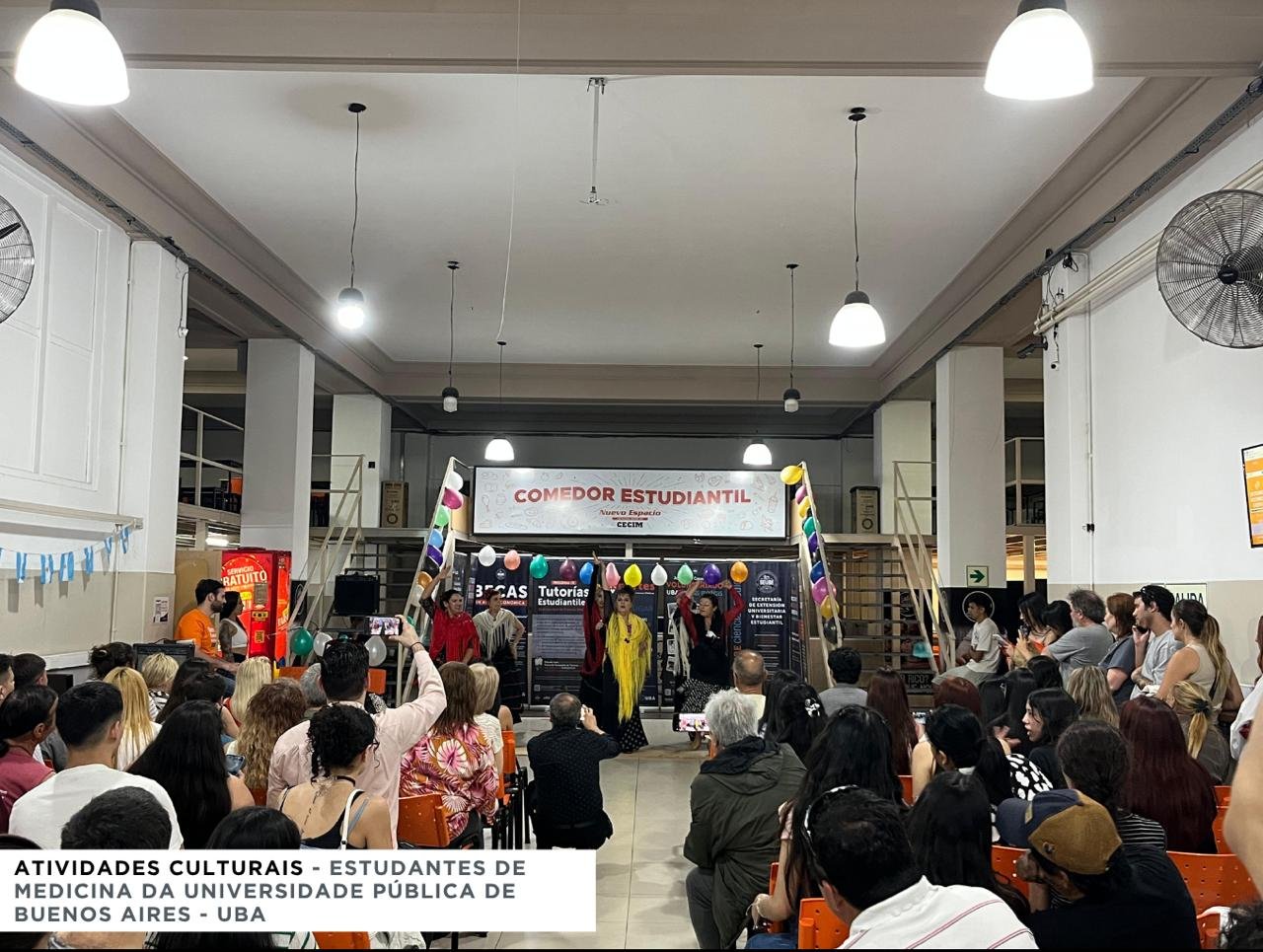 Atividades culturais com estudantes de Medicina da UBA